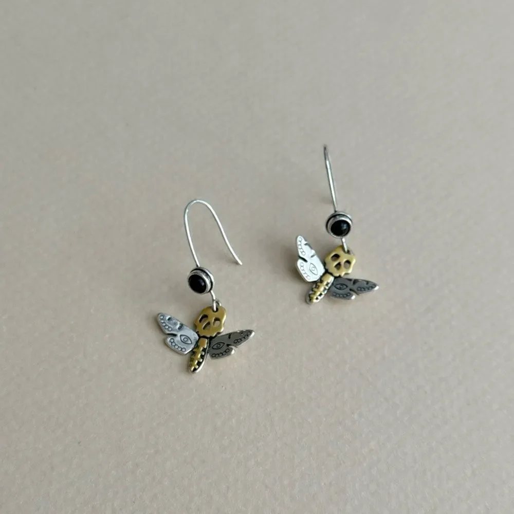 Skull Drop Earrings #2432